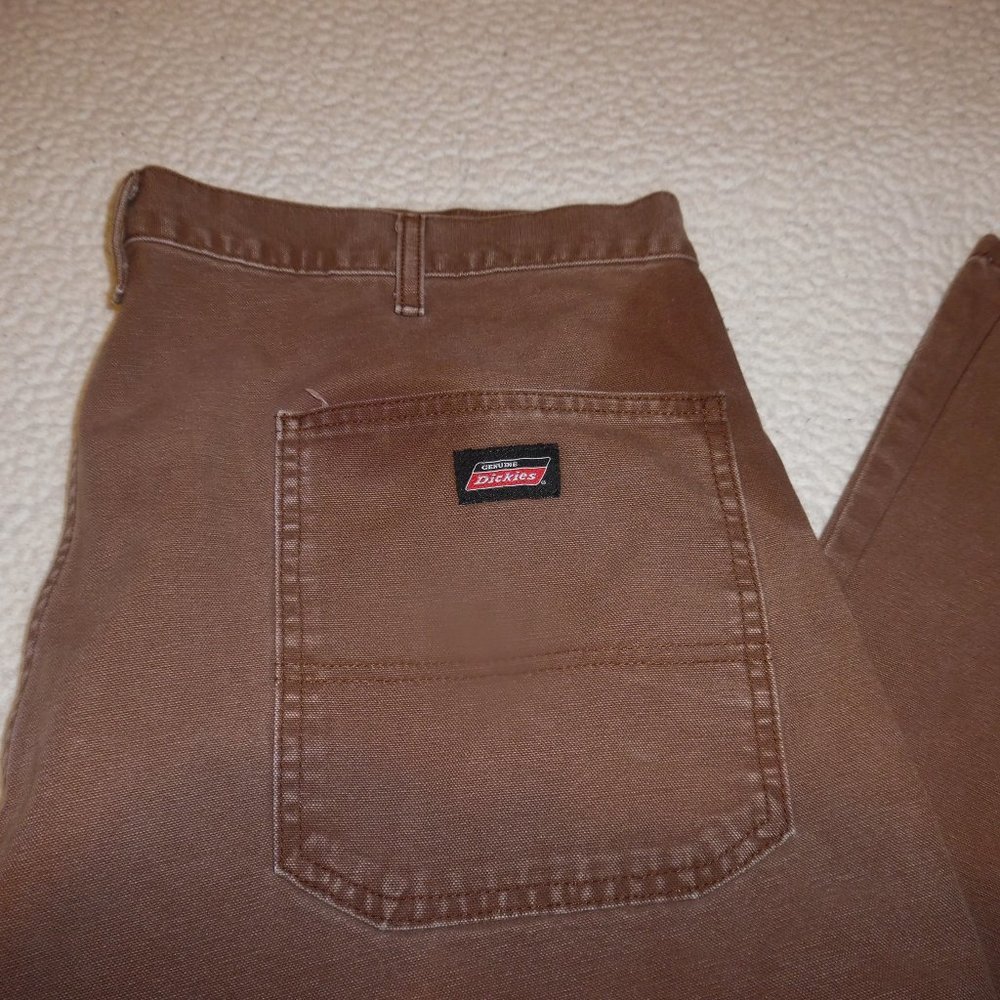 DICKIES JEANS. TAN. MENS. 40X32